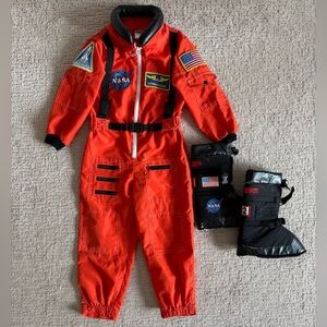Kids NASA Astronaut Costume with Boots